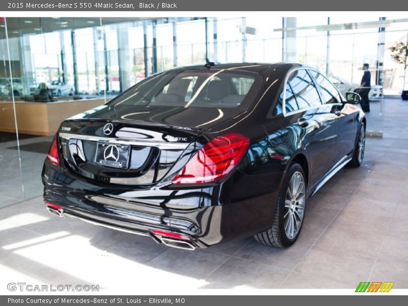 Black / Black 2015 Mercedes-Benz S 550 4Matic Sedan