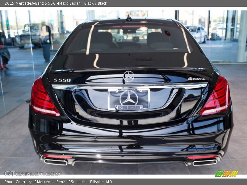 Black / Black 2015 Mercedes-Benz S 550 4Matic Sedan