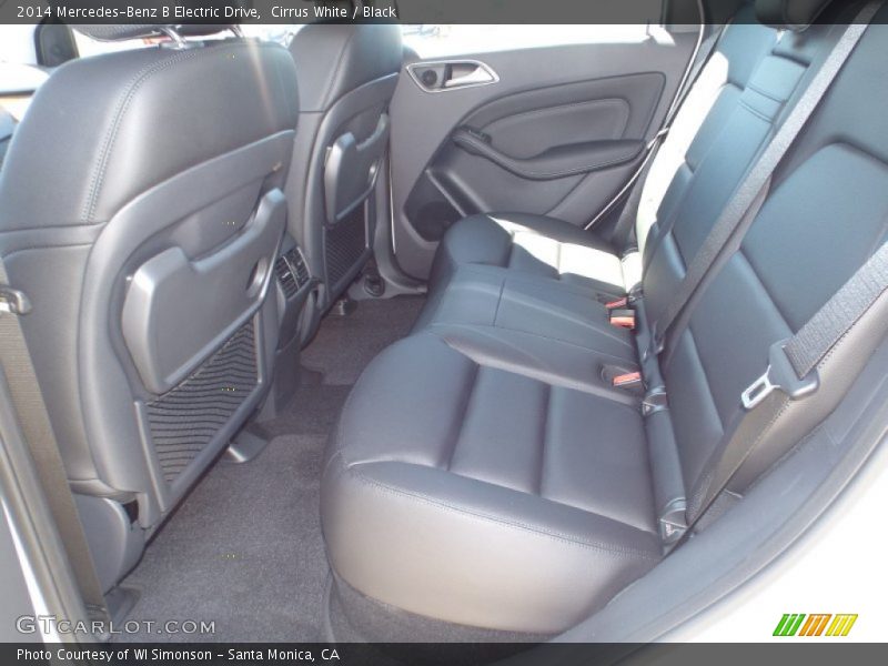 Rear Seat of 2014 B Electric Drive