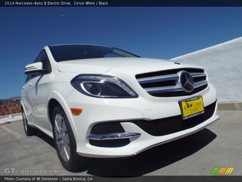 Cirrus White / Black 2014 Mercedes-Benz B Electric Drive