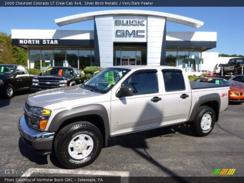 Silver Birch Metallic / Very Dark Pewter 2006 Chevrolet Colorado LT Crew Cab 4x4