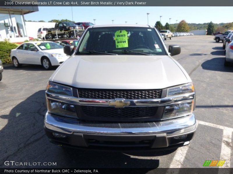 Silver Birch Metallic / Very Dark Pewter 2006 Chevrolet Colorado LT Crew Cab 4x4