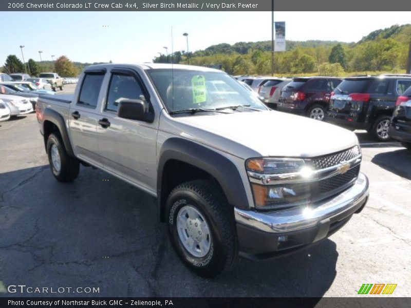 Silver Birch Metallic / Very Dark Pewter 2006 Chevrolet Colorado LT Crew Cab 4x4