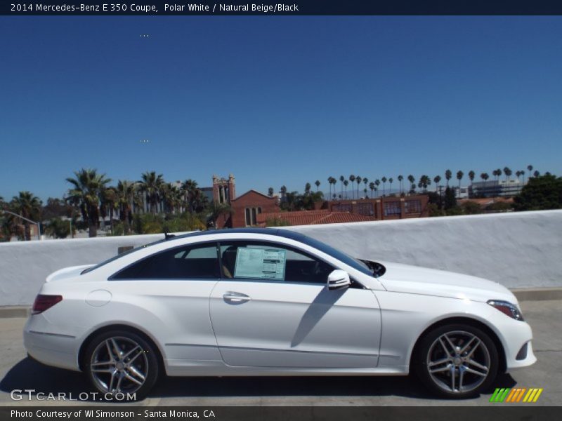 Polar White / Natural Beige/Black 2014 Mercedes-Benz E 350 Coupe