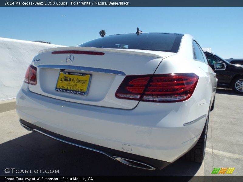 Polar White / Natural Beige/Black 2014 Mercedes-Benz E 350 Coupe