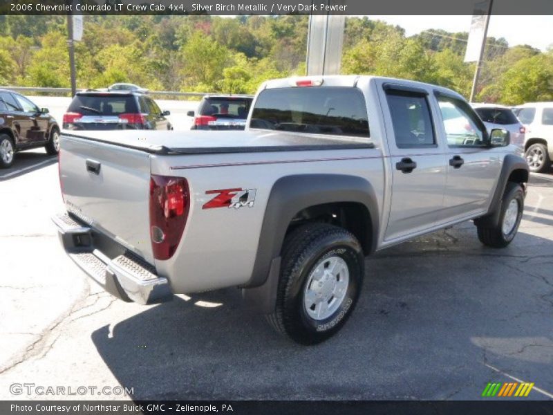 Silver Birch Metallic / Very Dark Pewter 2006 Chevrolet Colorado LT Crew Cab 4x4