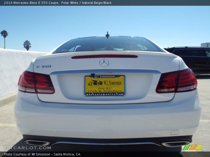 Polar White / Natural Beige/Black 2014 Mercedes-Benz E 350 Coupe