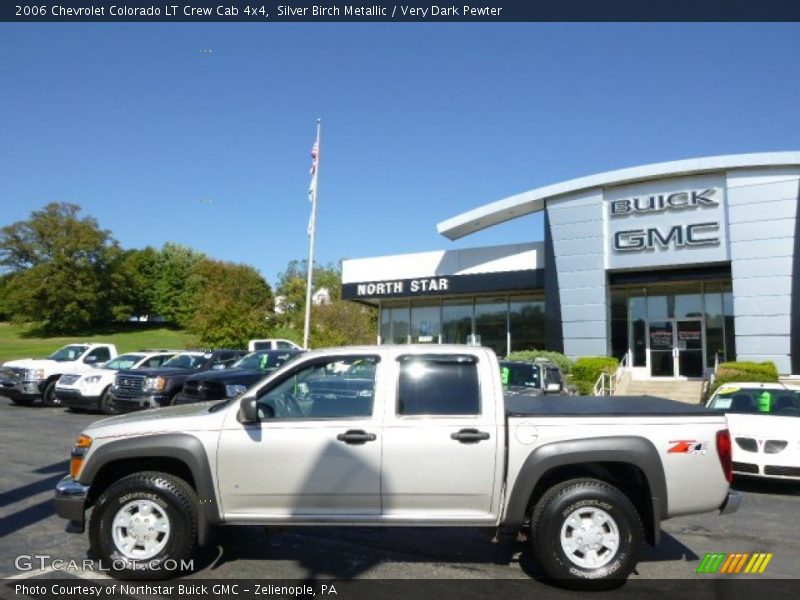 Silver Birch Metallic / Very Dark Pewter 2006 Chevrolet Colorado LT Crew Cab 4x4