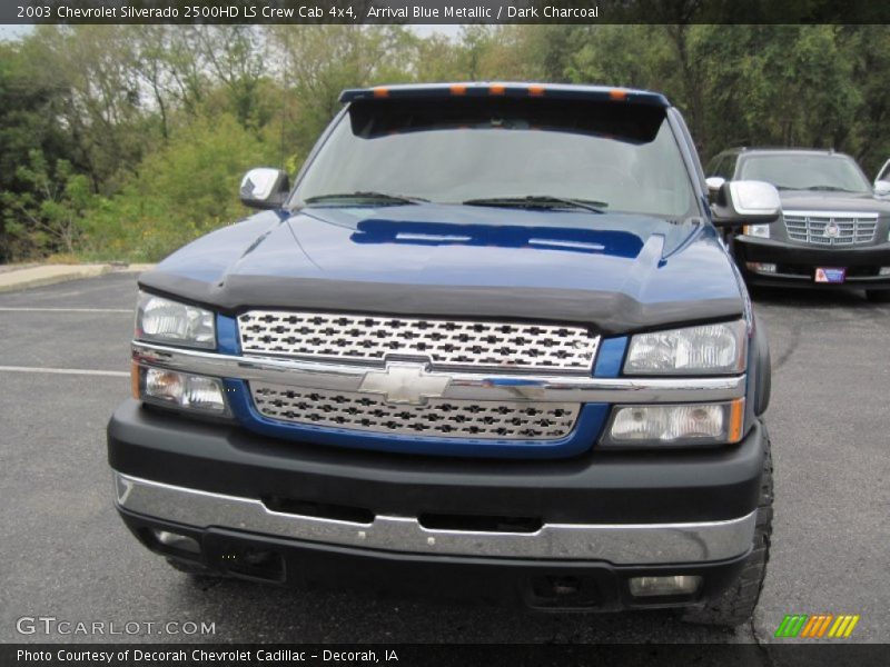 Arrival Blue Metallic / Dark Charcoal 2003 Chevrolet Silverado 2500HD LS Crew Cab 4x4