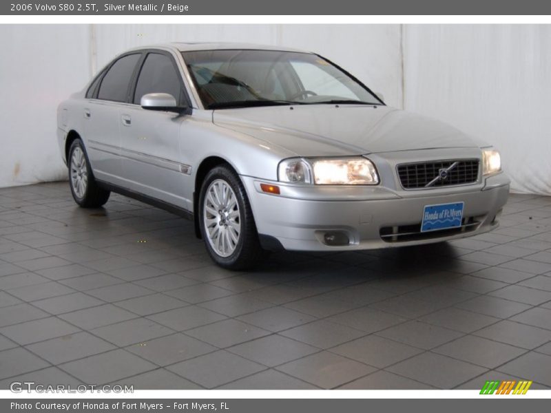 Silver Metallic / Beige 2006 Volvo S80 2.5T