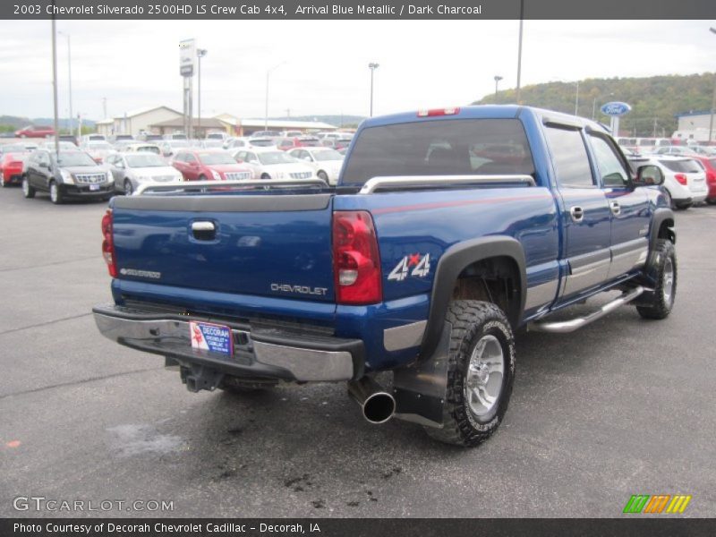 Arrival Blue Metallic / Dark Charcoal 2003 Chevrolet Silverado 2500HD LS Crew Cab 4x4