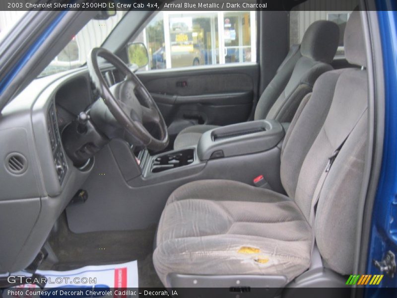 Arrival Blue Metallic / Dark Charcoal 2003 Chevrolet Silverado 2500HD LS Crew Cab 4x4