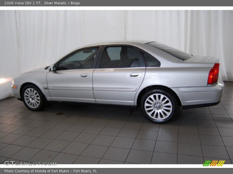 Silver Metallic / Beige 2006 Volvo S80 2.5T