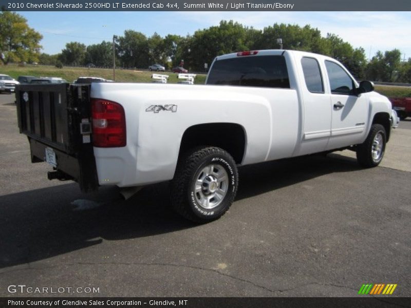 Summit White / Light Titanium/Ebony 2010 Chevrolet Silverado 2500HD LT Extended Cab 4x4