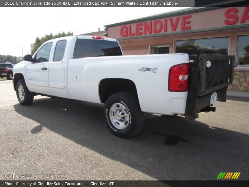 Summit White / Light Titanium/Ebony 2010 Chevrolet Silverado 2500HD LT Extended Cab 4x4
