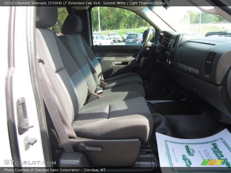 Summit White / Light Titanium/Ebony 2010 Chevrolet Silverado 2500HD LT Extended Cab 4x4