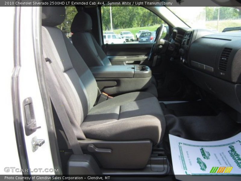 Summit White / Light Titanium/Ebony 2010 Chevrolet Silverado 2500HD LT Extended Cab 4x4