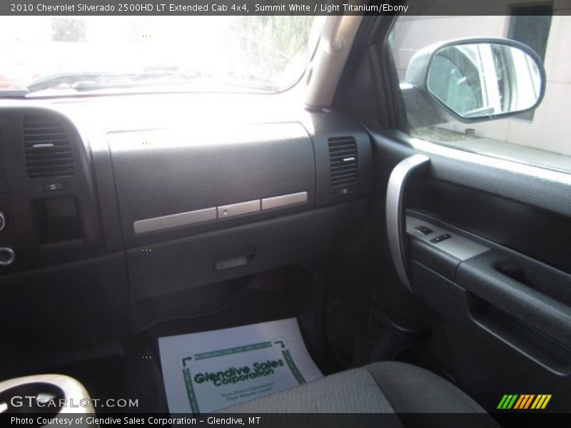 Summit White / Light Titanium/Ebony 2010 Chevrolet Silverado 2500HD LT Extended Cab 4x4