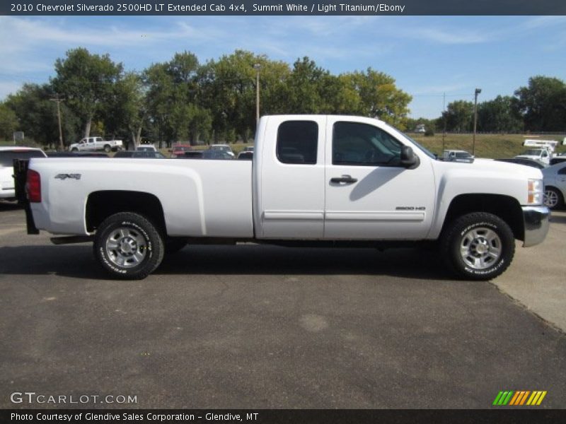 Summit White / Light Titanium/Ebony 2010 Chevrolet Silverado 2500HD LT Extended Cab 4x4