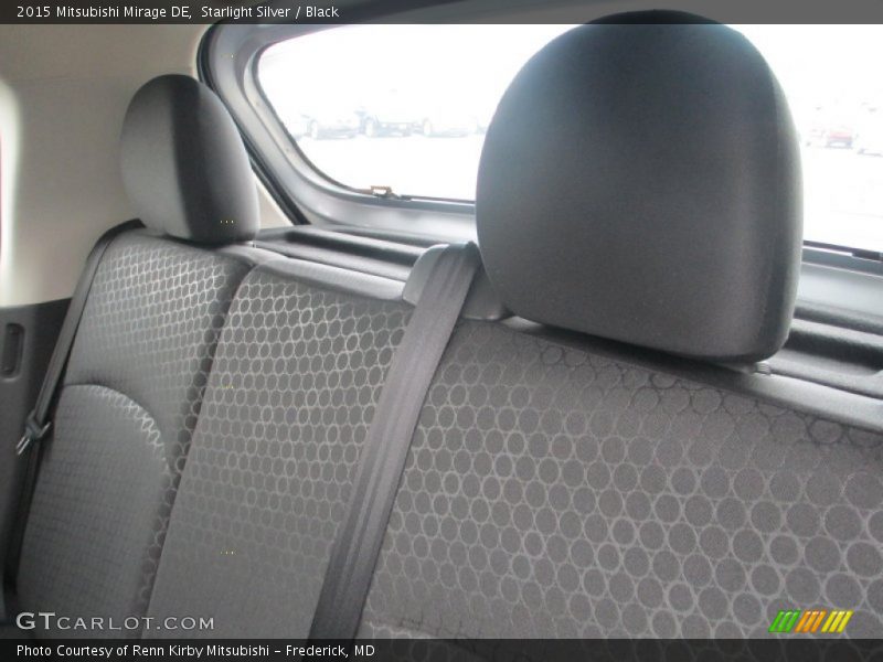 Starlight Silver / Black 2015 Mitsubishi Mirage DE