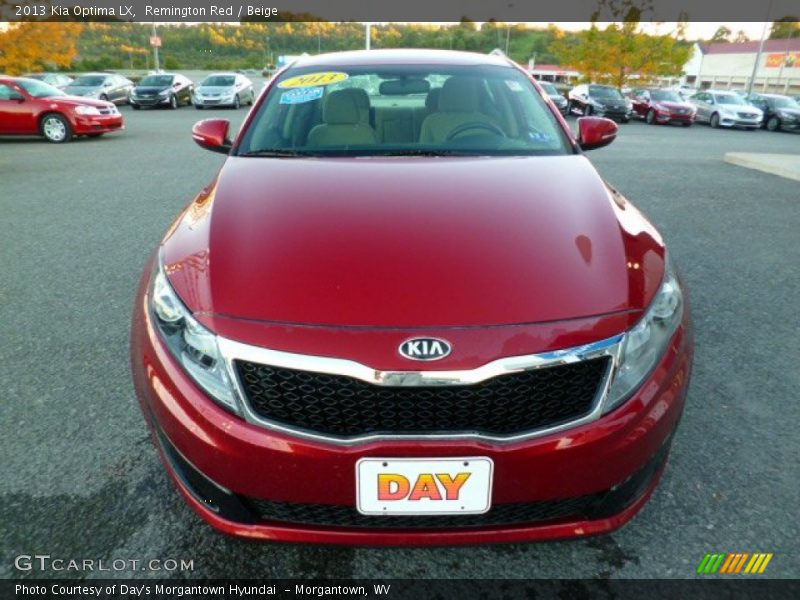 Remington Red / Beige 2013 Kia Optima LX