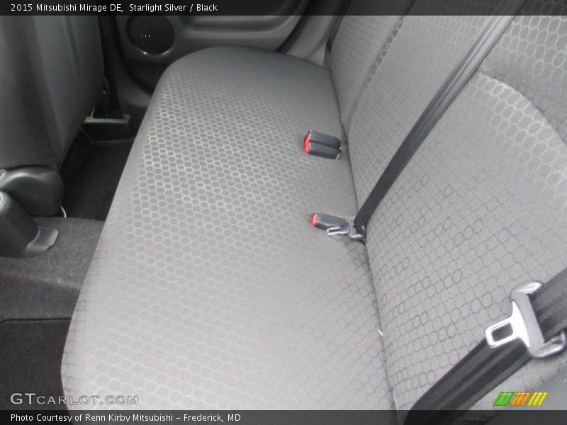 Starlight Silver / Black 2015 Mitsubishi Mirage DE