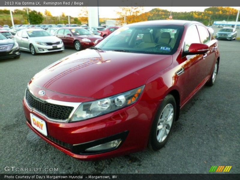 Remington Red / Beige 2013 Kia Optima LX