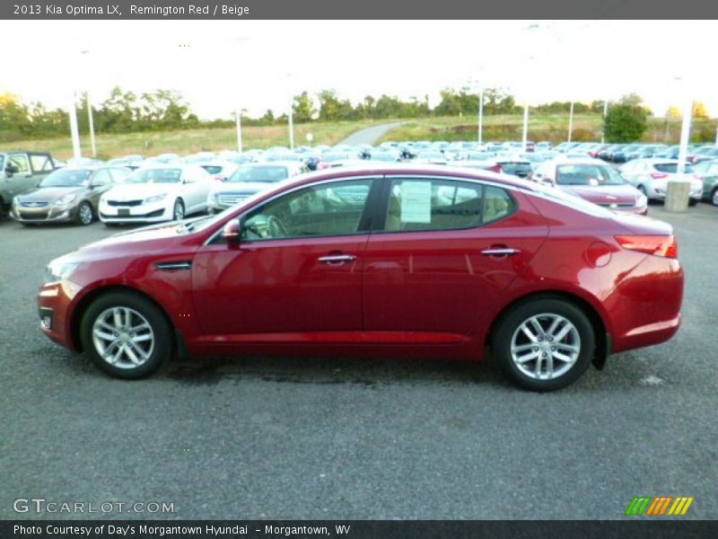 Remington Red / Beige 2013 Kia Optima LX