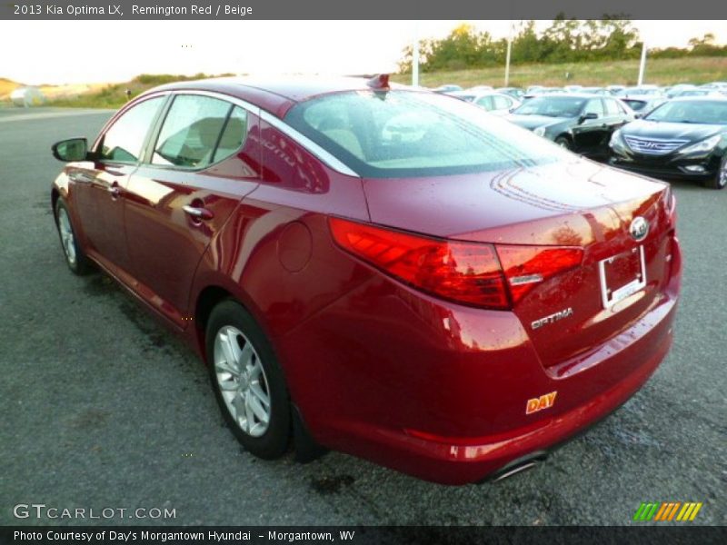 Remington Red / Beige 2013 Kia Optima LX