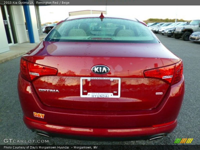Remington Red / Beige 2013 Kia Optima LX