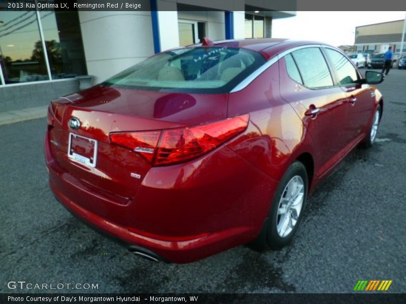 Remington Red / Beige 2013 Kia Optima LX
