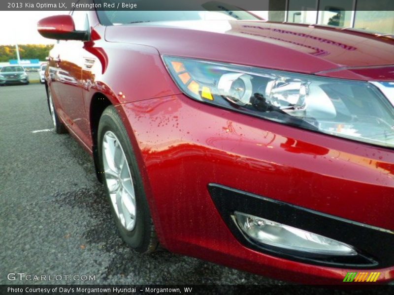Remington Red / Beige 2013 Kia Optima LX