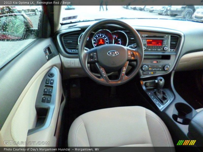 Remington Red / Beige 2013 Kia Optima LX