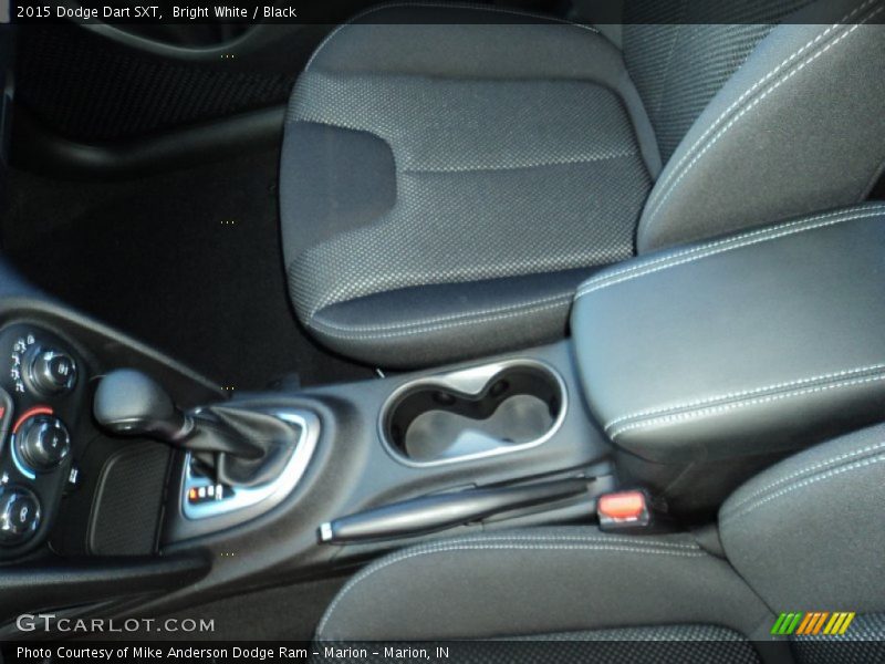 Bright White / Black 2015 Dodge Dart SXT