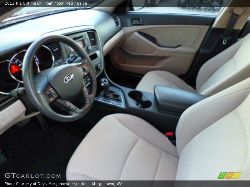 Remington Red / Beige 2013 Kia Optima LX