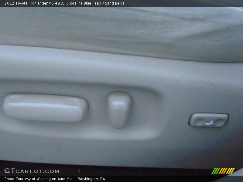 Shoreline Blue Pearl / Sand Beige 2012 Toyota Highlander V6 4WD