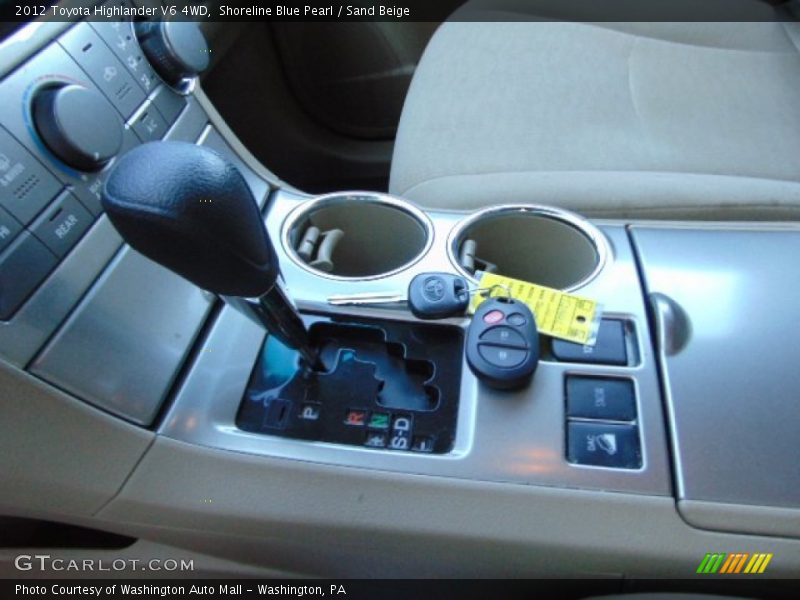 Shoreline Blue Pearl / Sand Beige 2012 Toyota Highlander V6 4WD