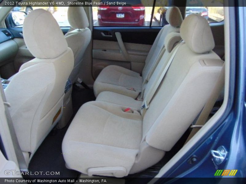 Shoreline Blue Pearl / Sand Beige 2012 Toyota Highlander V6 4WD