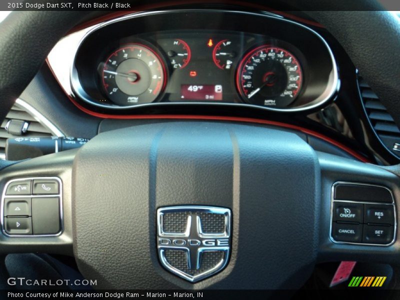 Pitch Black / Black 2015 Dodge Dart SXT