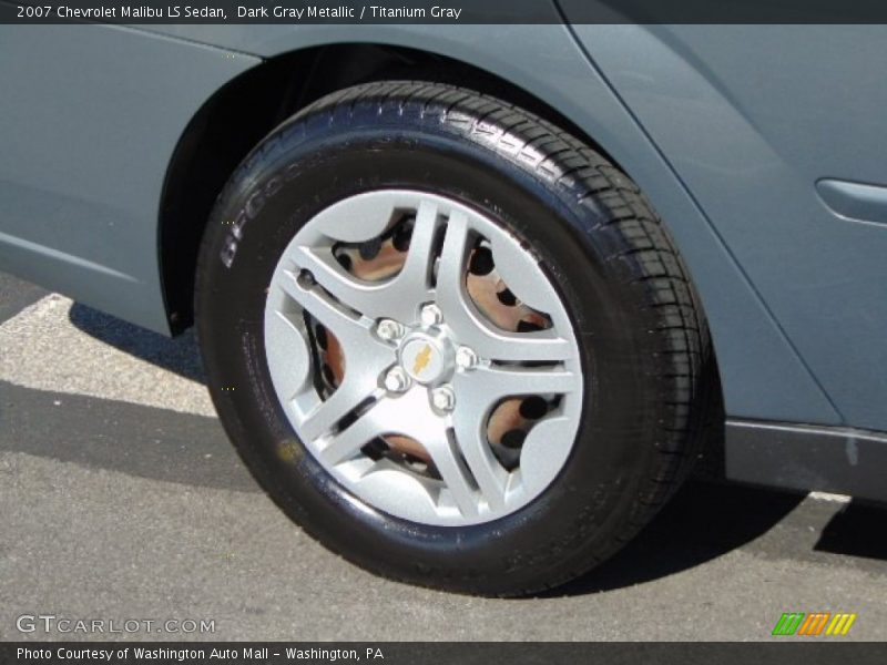 Dark Gray Metallic / Titanium Gray 2007 Chevrolet Malibu LS Sedan