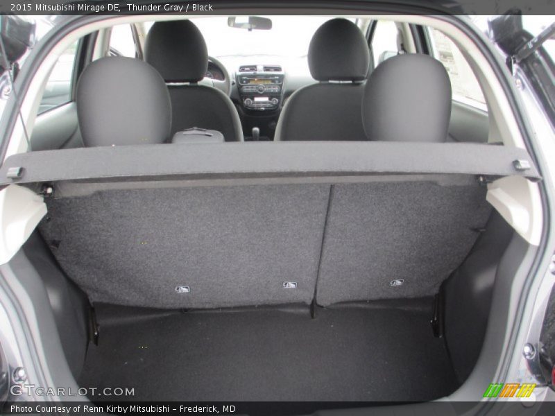 Thunder Gray / Black 2015 Mitsubishi Mirage DE