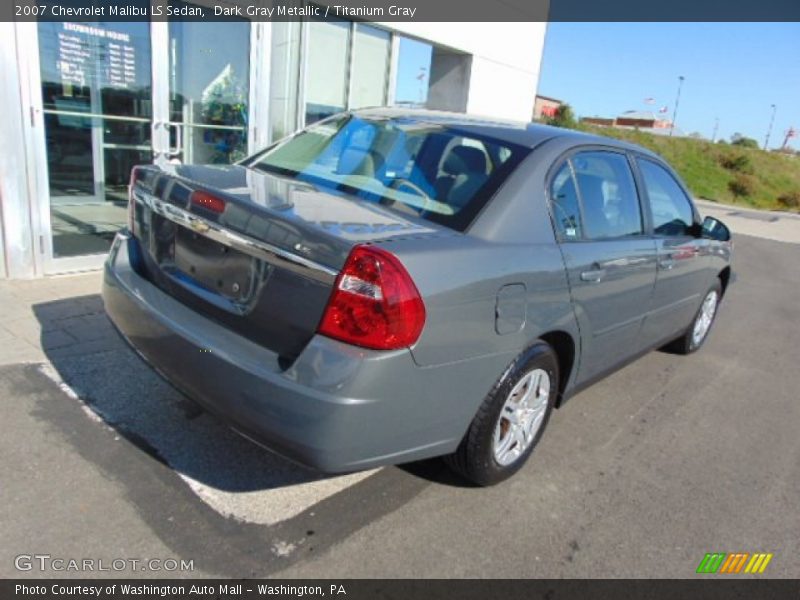 Dark Gray Metallic / Titanium Gray 2007 Chevrolet Malibu LS Sedan