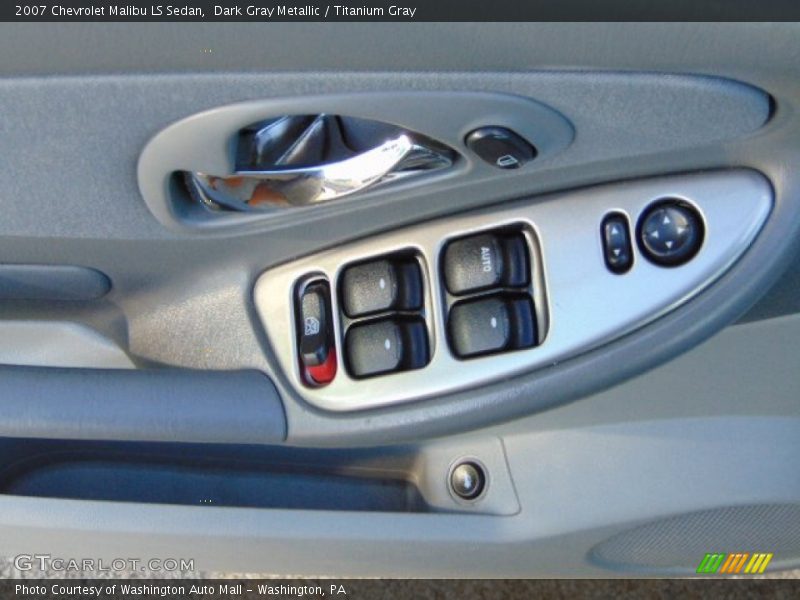 Dark Gray Metallic / Titanium Gray 2007 Chevrolet Malibu LS Sedan
