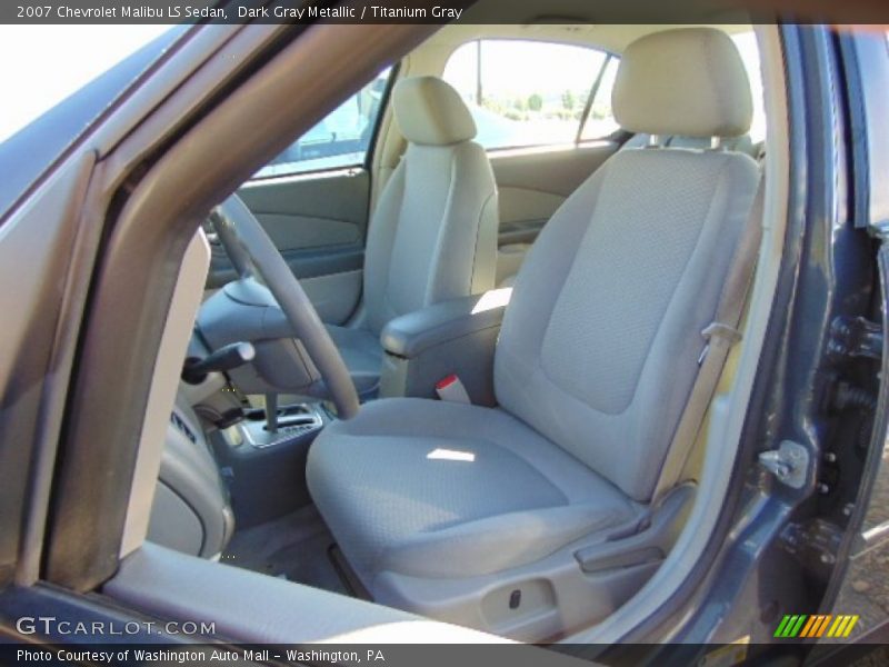 Dark Gray Metallic / Titanium Gray 2007 Chevrolet Malibu LS Sedan