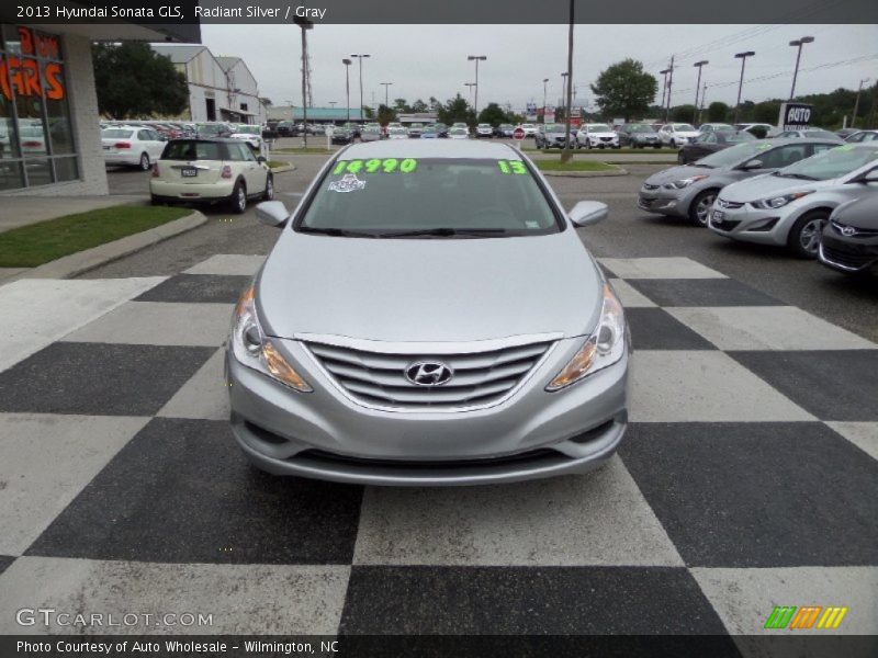 Radiant Silver / Gray 2013 Hyundai Sonata GLS