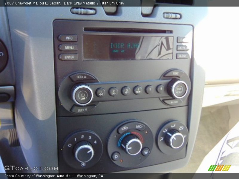 Dark Gray Metallic / Titanium Gray 2007 Chevrolet Malibu LS Sedan