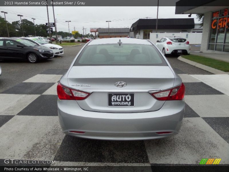 Radiant Silver / Gray 2013 Hyundai Sonata GLS