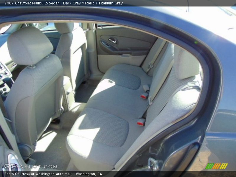 Dark Gray Metallic / Titanium Gray 2007 Chevrolet Malibu LS Sedan