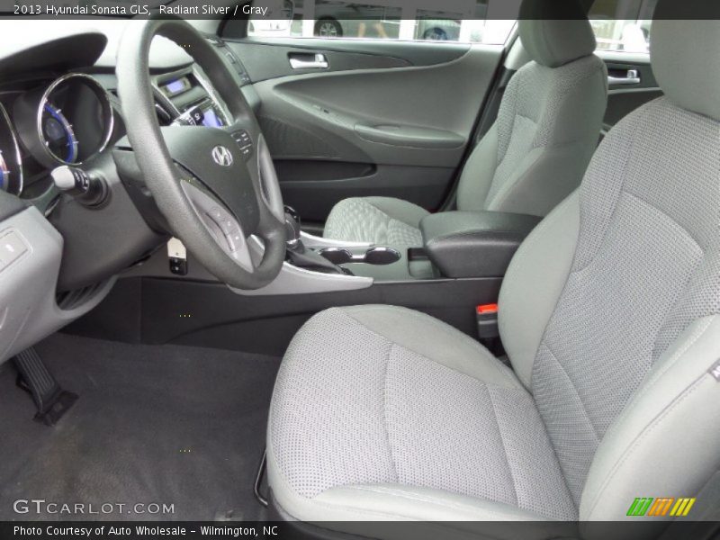 Radiant Silver / Gray 2013 Hyundai Sonata GLS
