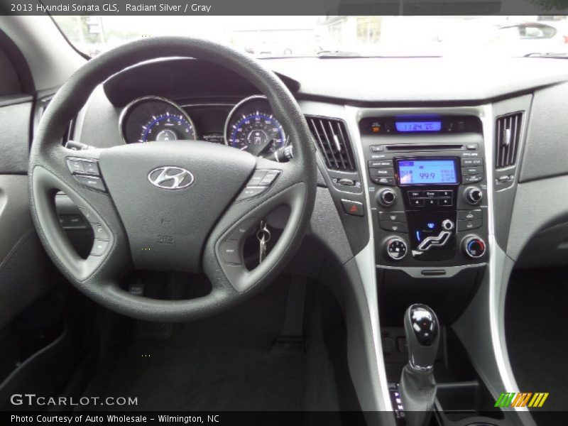 Radiant Silver / Gray 2013 Hyundai Sonata GLS